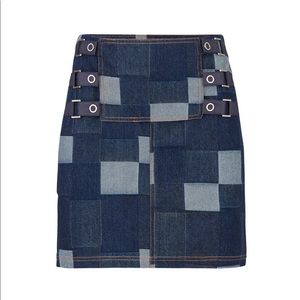 Opening Ceremony Denim Tab Skirt